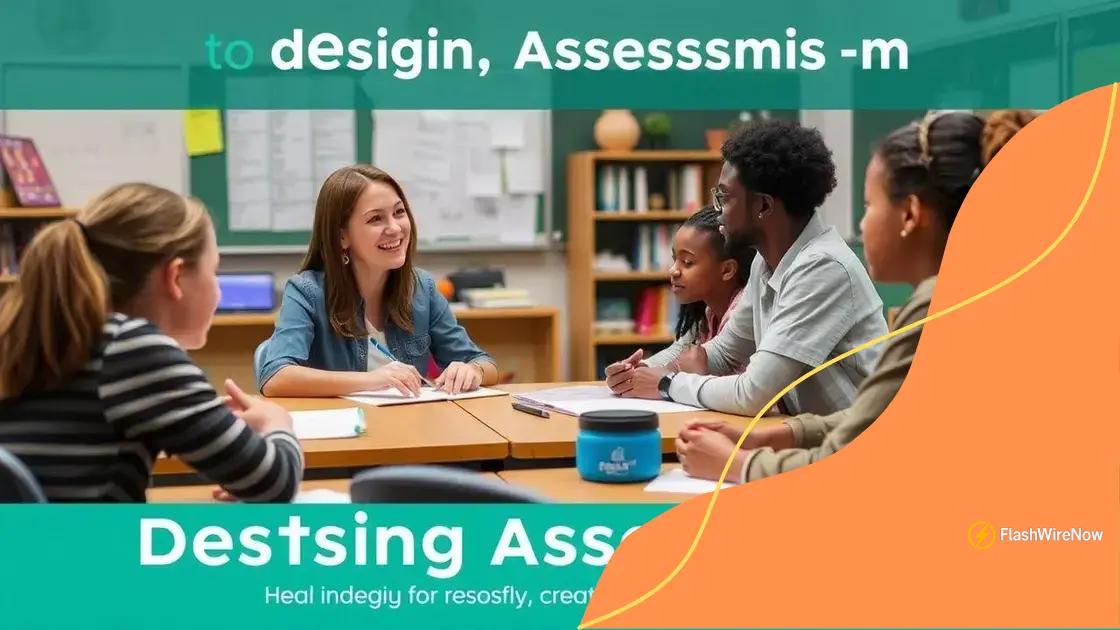 How to design effective assessments