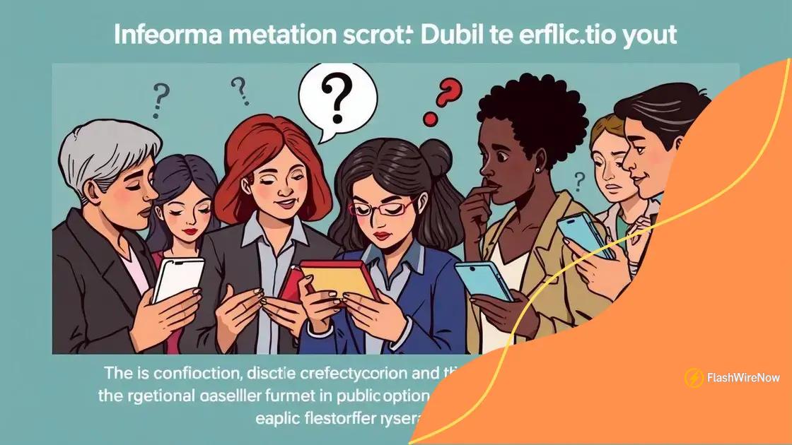 Effects of disinformation on public opinion