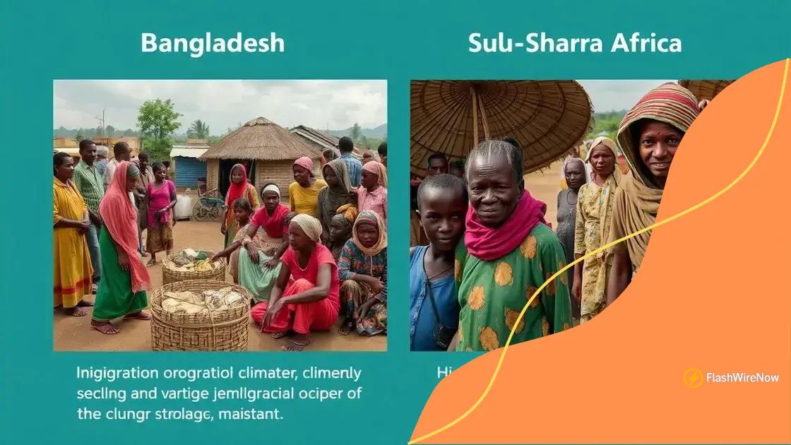 Case studies of affected regions