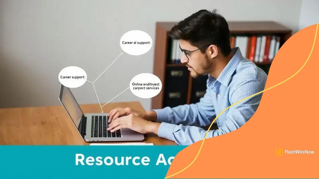 How to access career support services