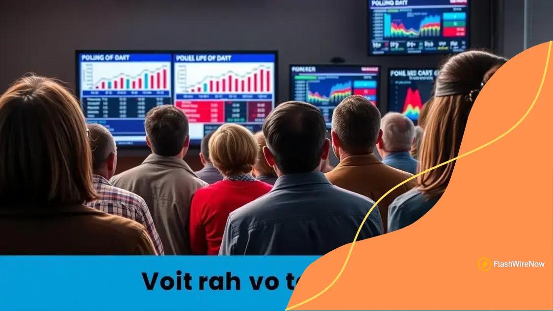 How polling data influences voter behavior