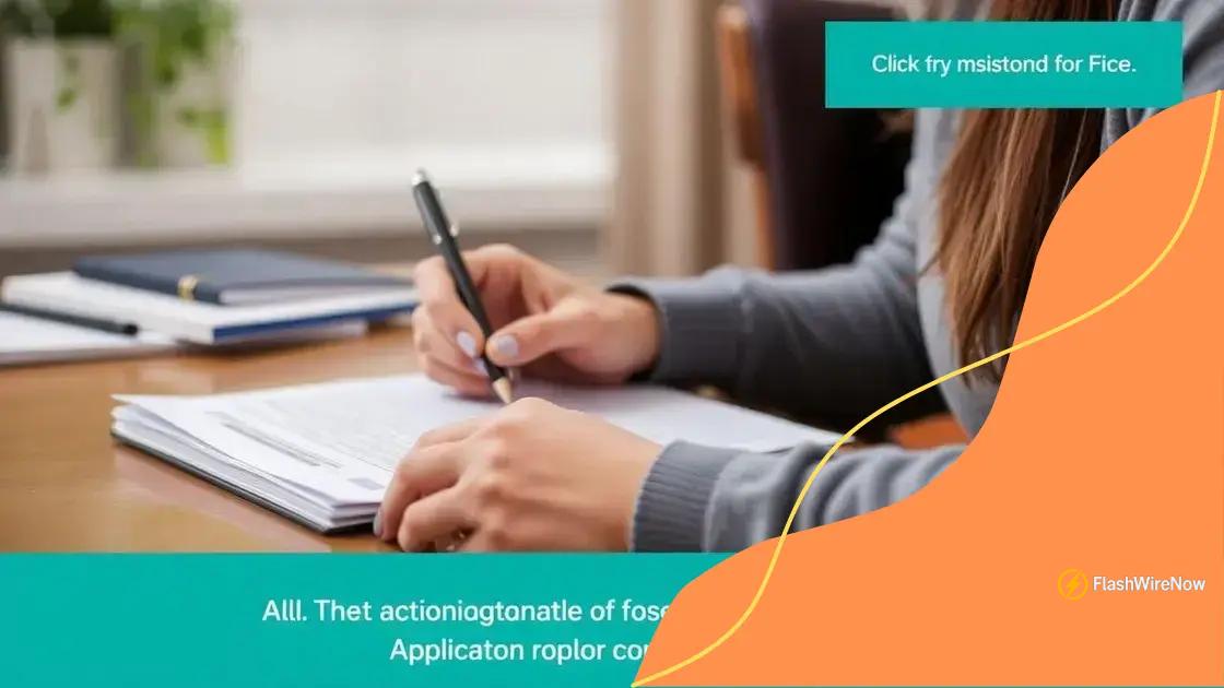 How to apply for help quickly and easily