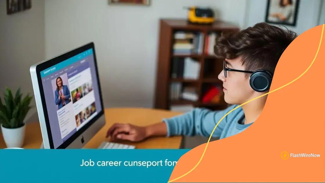 How to access career support services