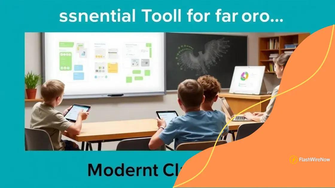 Essential tools for modern classrooms