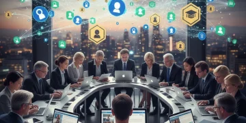 Professionals learning online, earning micro-credentials to boost their careers