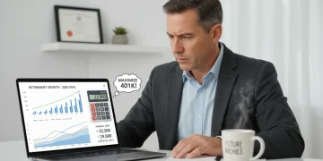 Financial professional analyzing 401(k) contribution limits for 2026